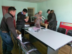 Contributions to Bogd Soum Police Department of Bayankhongor Aimag