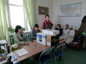 Contributions to Nariinteel Soum Hospital in Uvurkhangai Aimag