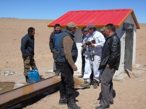 2 water wells drilled in Baatsagaan Soum of Bayankhongor Aimag