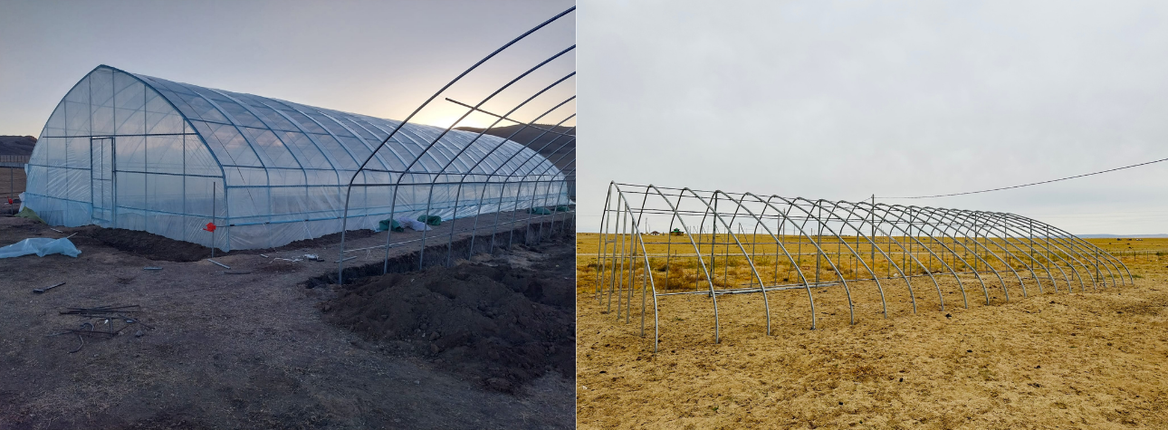 Construction of tri-seasonal greenhouses in Baruunbayan-Ulaan Soum of Uvurkhangai Aimag